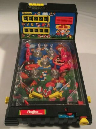 Nintendo Mario Bros - Electronic Pinball Game - Playtime 1988 Complete
