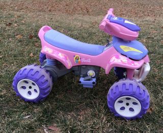 Barbie Power Wheels Jeep With Charging Cable