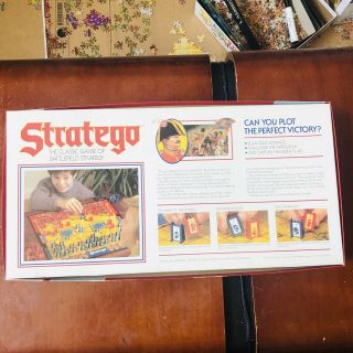 Vtg MB Stratego Board Game 1986 The Classic Game Of Battlefield Strategy 2