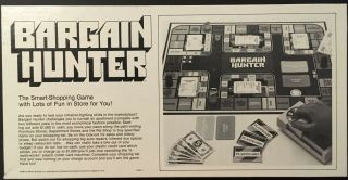 Vintage Bargain Hunter Board Game 1981 Milton Bradley - COMPLETE 3