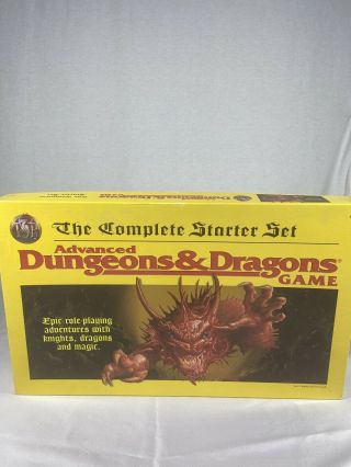 Tsr Advanced Dungenos & Dragons Game Starter Set