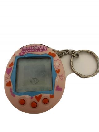 Tamagotchi Connection V1 Pink With Hearts -,  Batteries