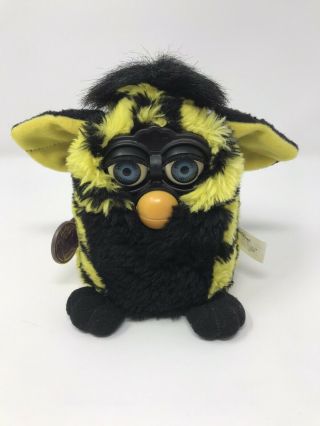 Furby Black And Yellow Bumble Bee With Tags 1999 Tiger Electronics - Not