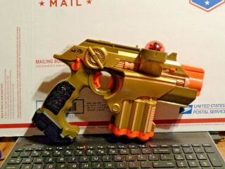 Nerf Gold Lazer Tag Phoenix Ltx Laser Blaster Pistol Tiger Gun