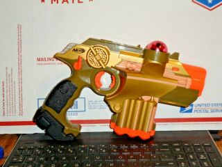 Nerf Gold Lazer Tag Phoenix LTX Laser Blaster Pistol Tiger Gun 2