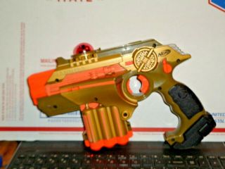 Nerf Gold Lazer Tag Phoenix LTX Laser Blaster Pistol Tiger Gun 3