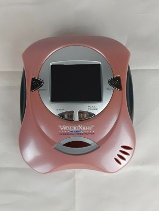 2004 Hasbro Video Now Color Pink Personal Video Player Portable