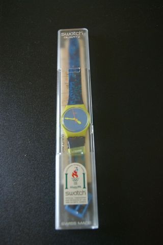 Limited Edition Vintage Swatch Watch Face 1996 Atlantic Olympics Volunteer