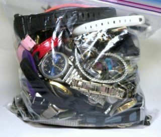 Casio Armitron Timex Kenneth Cole Watch Assortment Grab Bag Over 6 Lbs.