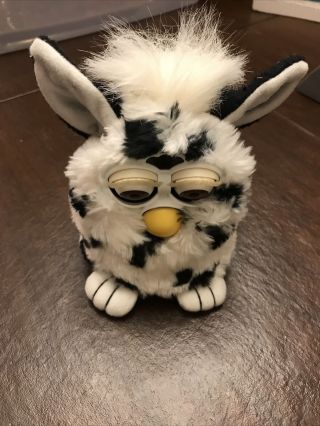 Furby 70 - 800 Electronic Toy First Edition 1998 White & Black