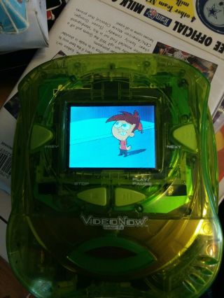 Video Now Color Fx Player Green,  Fairly Odd Parents Scary Oddparents