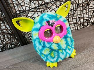 Furby Boom Peacock Teal Blue Green 2012 Hasbro Electronic Interactive Toy