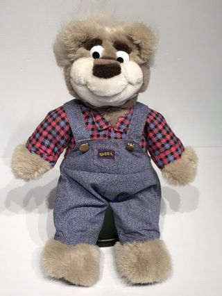 Real Talkin Bubba Talking Bear Plush Toy Stuffed Animal 1998 Tyco