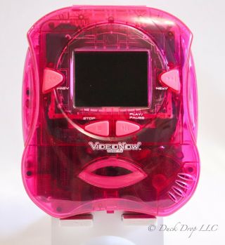 2004 Hasbro Video Now Color Light Pink Personal Video Player Portable -