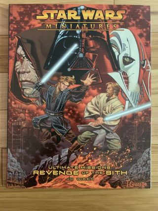 Star Wars Miniatures Ultimate Missions: Revenge Of The Sith Maps/card Attached