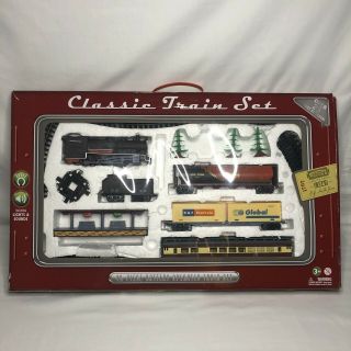 Wowtoyz Classic Train Set - 40 Piece With Steam Engine