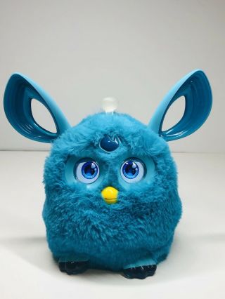 Hasbro Furby Connect 2016 Light Teal Blue Bluetooth Interactive Robot -