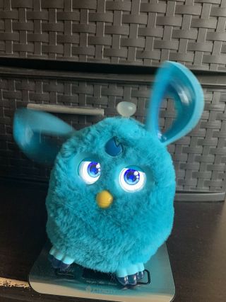 HASBRO FURBY CONNECT 2016 Light Teal Blue Bluetooth Interactive Robot - 2