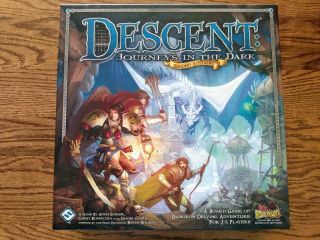 Descent: Journeys In The Dark 2012 Second Edition Base Game Fantasy Flight Game