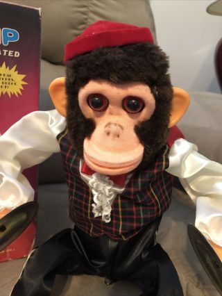 Multi - Action Charley Chimp Battery Operated by R.  E.  G. 3