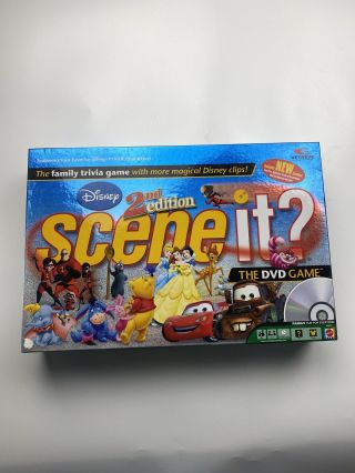 Disney Scene It 2nd Edition Dvd Game Complete In The Box