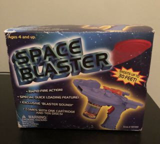 Space Blaster Disc Shooter 1998 Min Yin Toys With Foam Disks