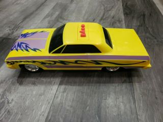 Vintage 1995 Toy State Industrial Road Rippers Low Rider Yellow Impala