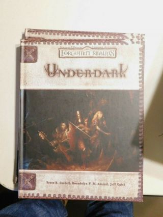 Dungeons & Dragons Forgotten Realms Underdark H/b 2003