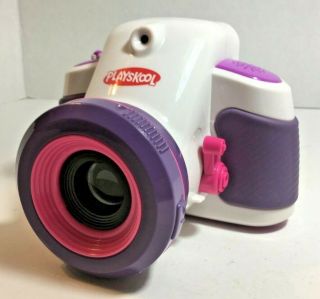 2012 Playskool White & Purple Showcam Kids 2 In 1 Digital Camera & Projector