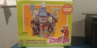Scooby Doo 3d Haunted House 2009 Pressman Board Game 100 Complete