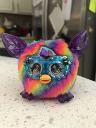 Hasbro Mini Rainbow Furby Crystal Furbling Series