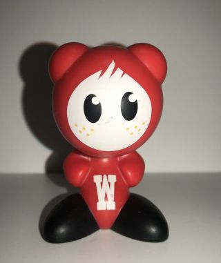Ub Funkeys Red Bobble Head Cake Top Wendys Meal Toy Figure Birthday Gift Idea