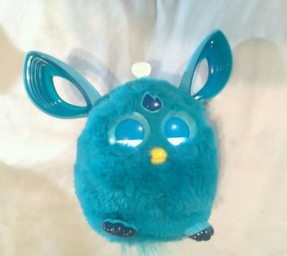 Hasbro 2016 Furby Connect Plush Blue Interactive Bluetooth With Sleep Mask
