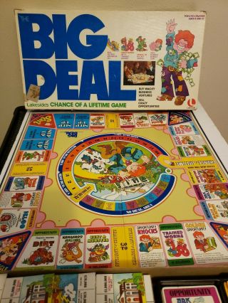 Vintage 1977 Lakeside Games Big Deal Chance Of A Lifetime Board Game Complete