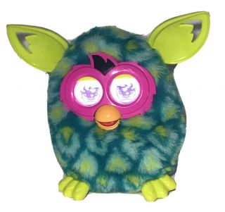 Furby Boom Peacock Teal Blue Green 2012 Furby Hasbro Electronic Interactive Toy 2