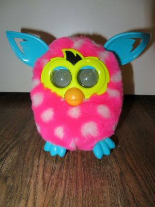 Furby Boom 2012 Pink And White Talking Pet Hasbro
