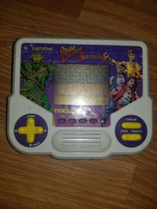 Tiger Handheld Game Double Dragon 3,  No Battery Cover