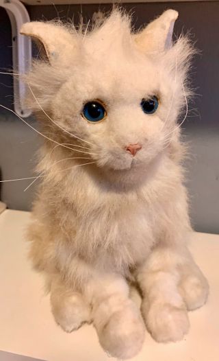 Furreal Friends Lulu My Cuddlin White Kitty Cat Interactive Toy