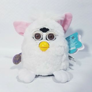 1999 FURBY BABIES White w/ Pink Ears & Brown Eyes 70 - 9400 Not 2