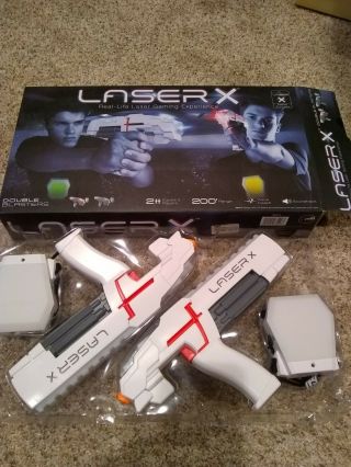 Laser X Two Players Laser Tag Gaming Set Double Blasters