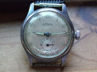 Vintage Mans Military Style Lanco Cal 924 15 Jewel Wristwatch Spares