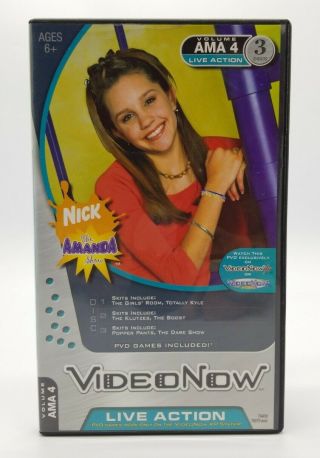 Videonow Pvd Video Disc Nickelodeon The Amanda Show 6 Skits On 3 Discs Ama 4