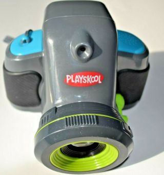 2012 Playskool Showcam 2 In 1 Gray Digital Camera And Projector Blue Grey