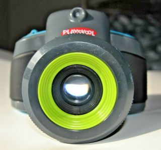 2012 Playskool Showcam 2 in 1 Gray Digital Camera and Projector Blue Grey 3