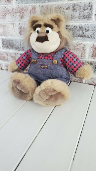 Real Talkin ' BUBBA Bear Stuffed Plush Talking Vintage Tyco Toy 18 