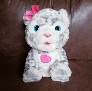 Furreal Friends / Flurry My Baby Snow Leopard / Interactive Plush Toy Kitten 4,