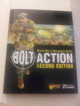 Bolt Action Second (2) Edition Rulebook Hc Warlord Games