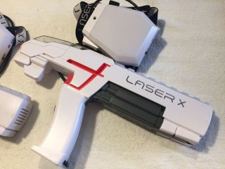 LASER X Set of 2 - Two Player Laser Gaming Set indoor/Outdoor LAZER TAG GUNS 3