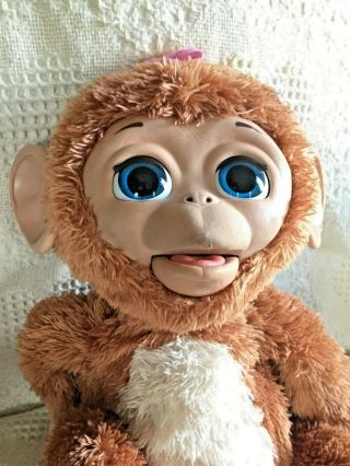 FUR REAL FRIENDS CUDDLES MY GIGGLY MONKEY INTERACTIVE PLUSH 16 