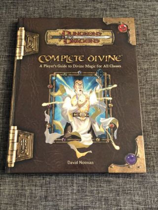 D&d Supplement Dungeon And Dragons (3.  5) Complete Divine Book 1st Print 2004